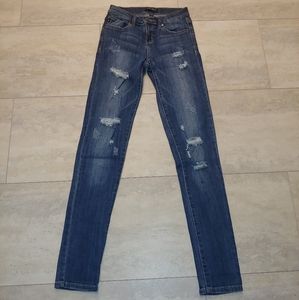 Judy Blue Distressed Skinny Jeans 25